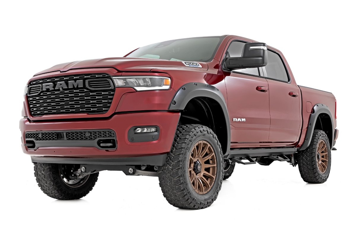 Ram 1500 Pocket Fender Flares - Rough Country - PSE Silver Zynith - '25-'26
